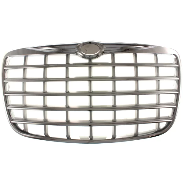 New Grille Assembly For 2005-2010 Chrysler 300 Front Silver CH1200259