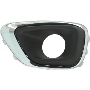 New Fog Light Trim For 2011-2017 Jeep Compass Front, Driver Side Black and Chrome CH1038184