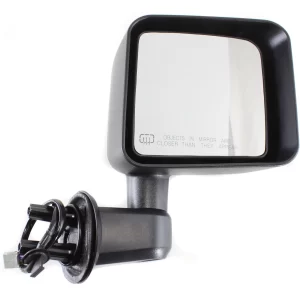New Mirror For 2011-2013 Jeep Wrangler Passenger Side Textured Black CH1321319