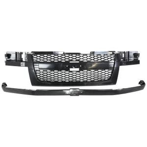 New Grille Trim For 2004-2012 Chevrolet Colorado Textured Dark Gray  GM1210108