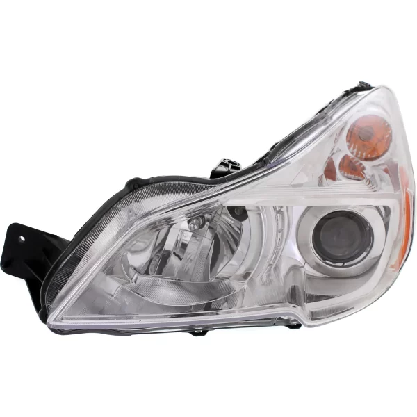 New Headlight For 2013-2014 Subaru Outback Driver Side Clear Lens; Chrome Interior SU2502143 - Image 4