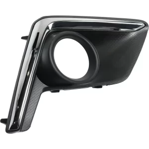 New Fog Light Trim For 2016-2017 Subaru Crosstrek Front, Driver Side Textured Black SU1038112