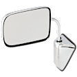 New Mirror For 1988-1993 Dodge D150 Driver Side Chrome CH1320272
