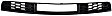 New Bumper Grille For 2005-2009 Ford Mustang Front Center Textured Black Plastic FO1036115