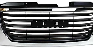 New Grille Assembly For 2004-2012 GMC Canyon Chrome Shell with Black Insert Plastic GM1200530