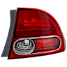 New Tail Light For 2006-2008 Honda Civic Passenger Side Outer OE Replacement HO2801165
