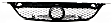 New Grille Assembly For 2001-2003 Mazda Protege Black Plastic Grille MA1200165